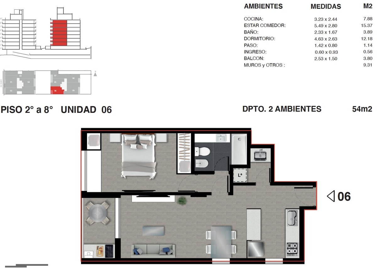 Plano 14 de 18 — Edificio Sarmiento al 1500