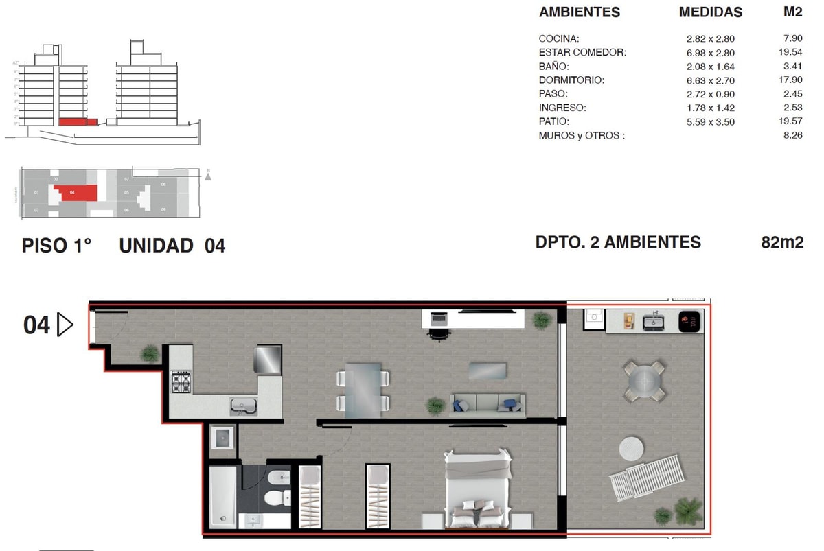 Plano 4 de 18 — Edificio Sarmiento al 1500
