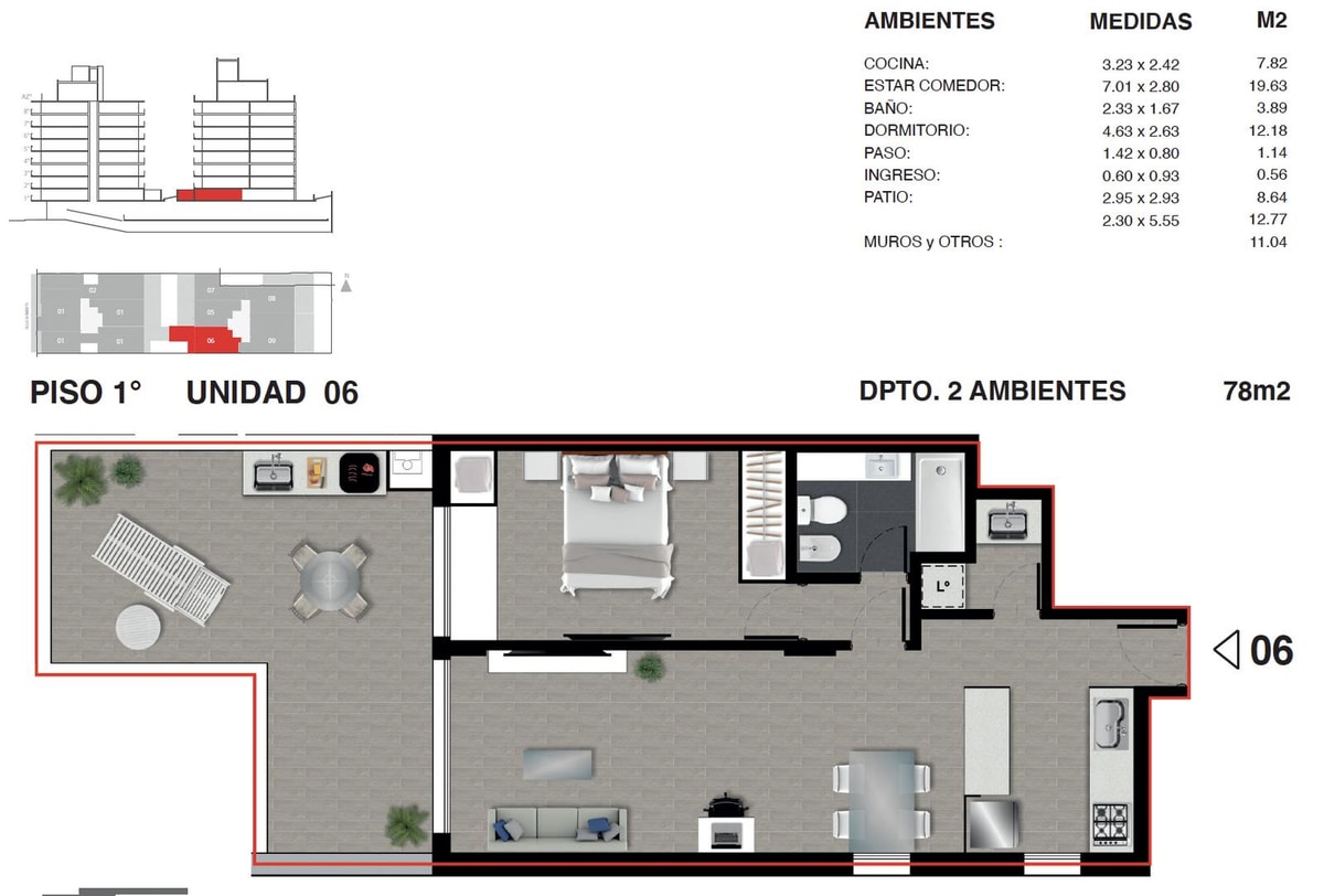 Plano 15 de 18 — Edificio Sarmiento al 1500