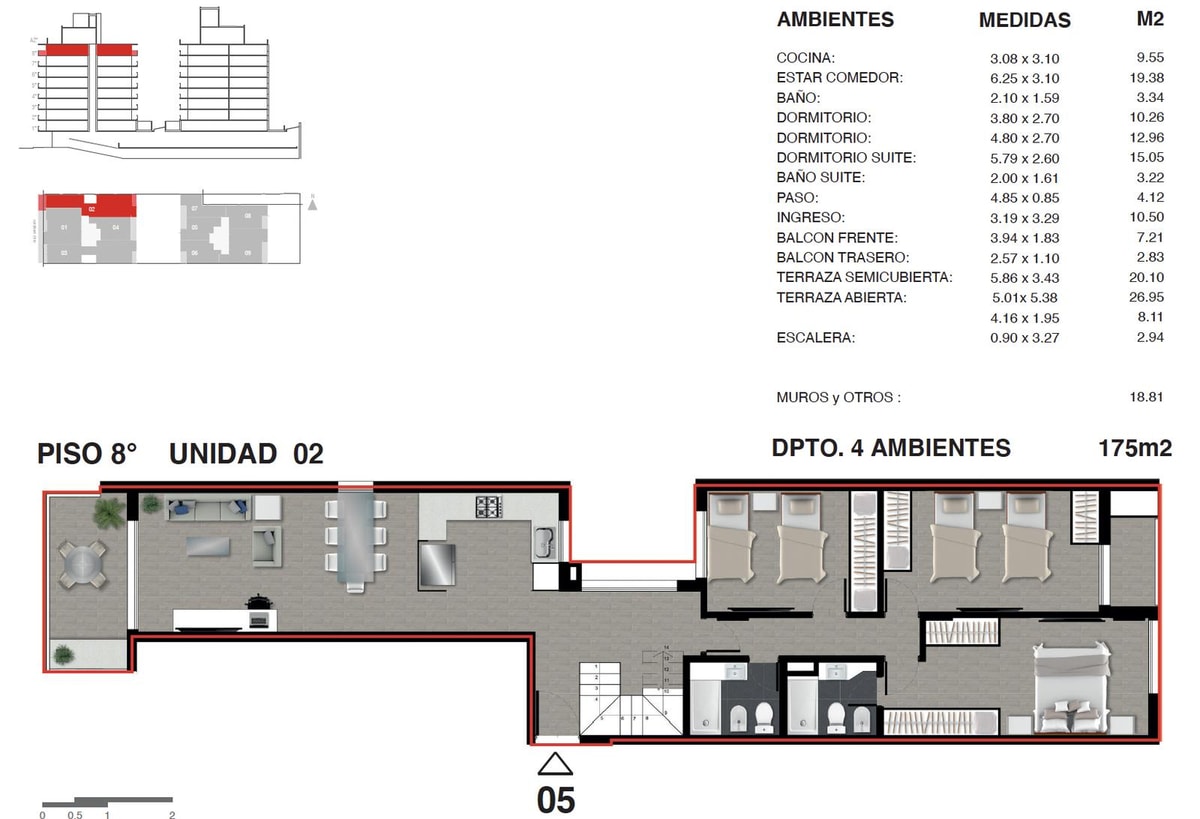 Plano 10 de 18 — Edificio Sarmiento al 1500