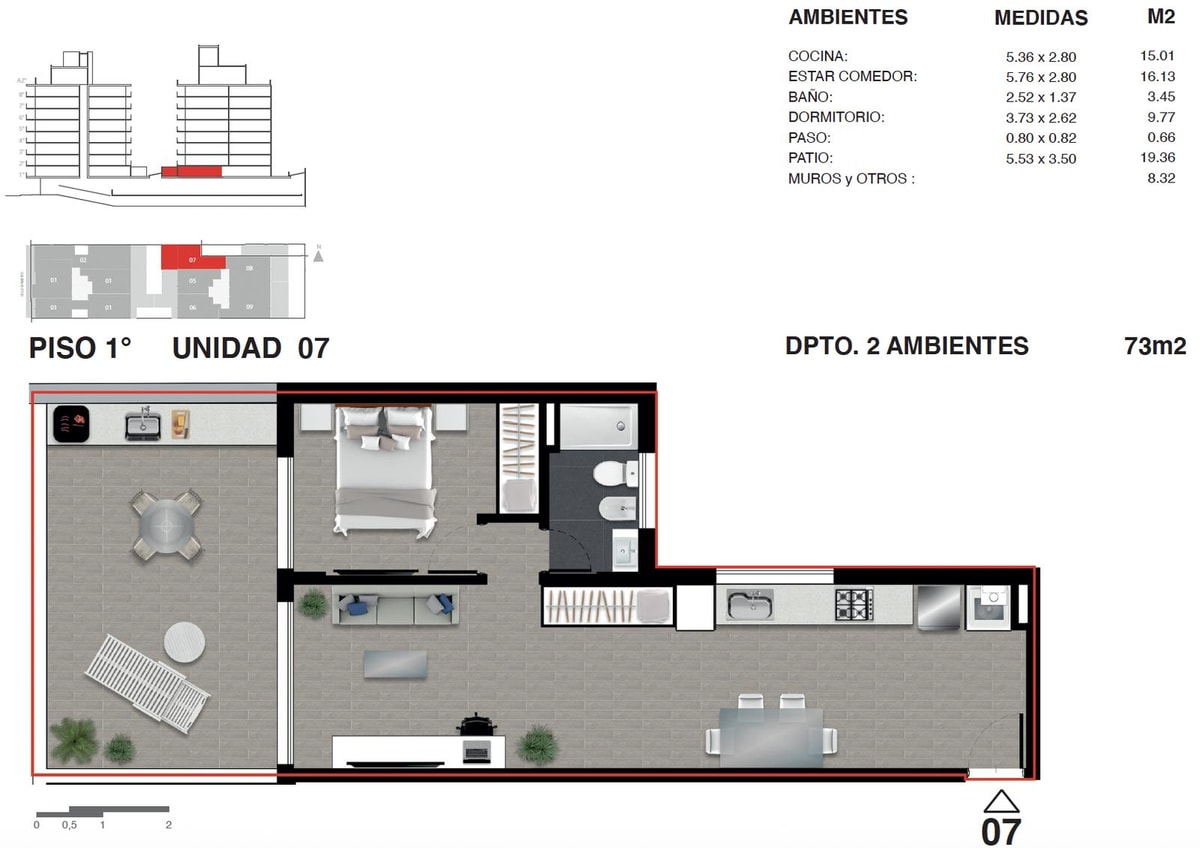 Plano 9 de 18 — Edificio Sarmiento al 1500