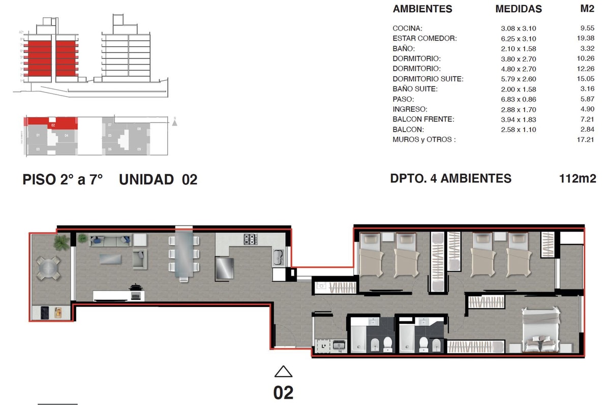 Plano 12 de 18 — Edificio Sarmiento al 1500