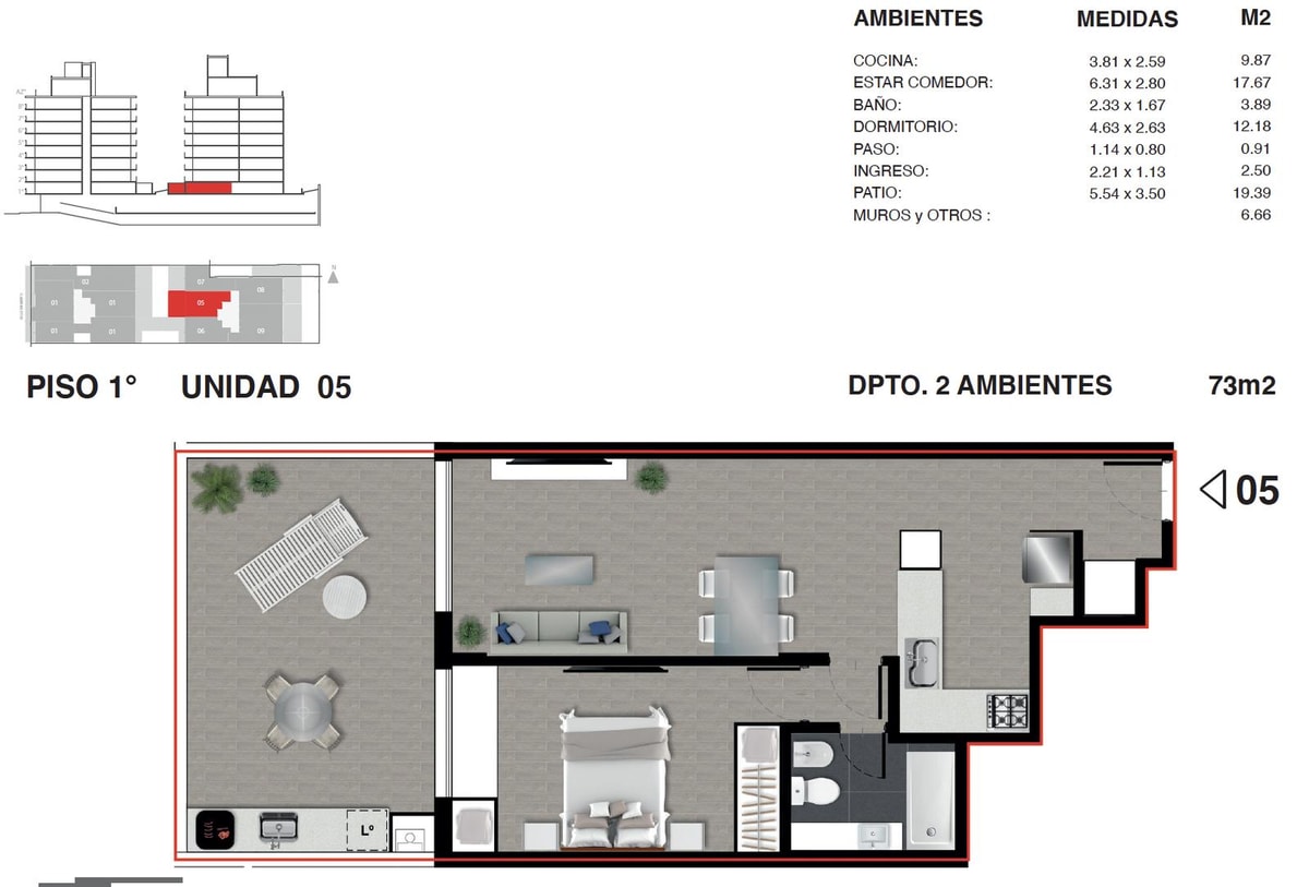 Plano 7 de 18 — Edificio Sarmiento al 1500