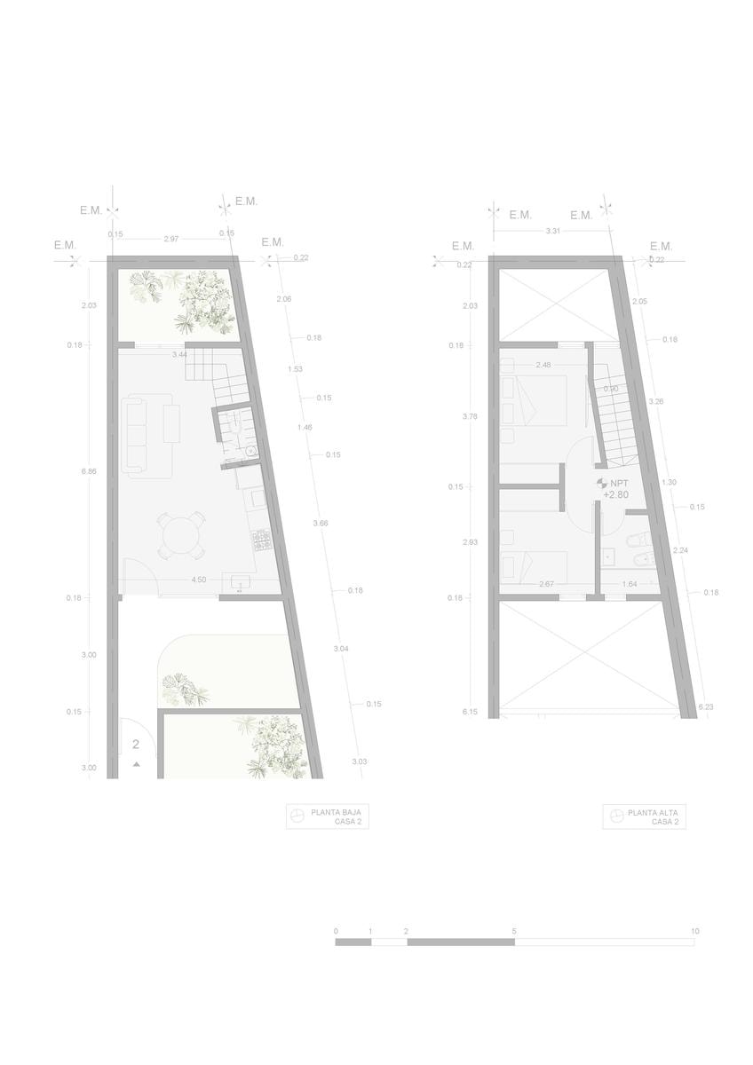 Plano 2 de 8 — Edificio en Ricchieri y Catamarca