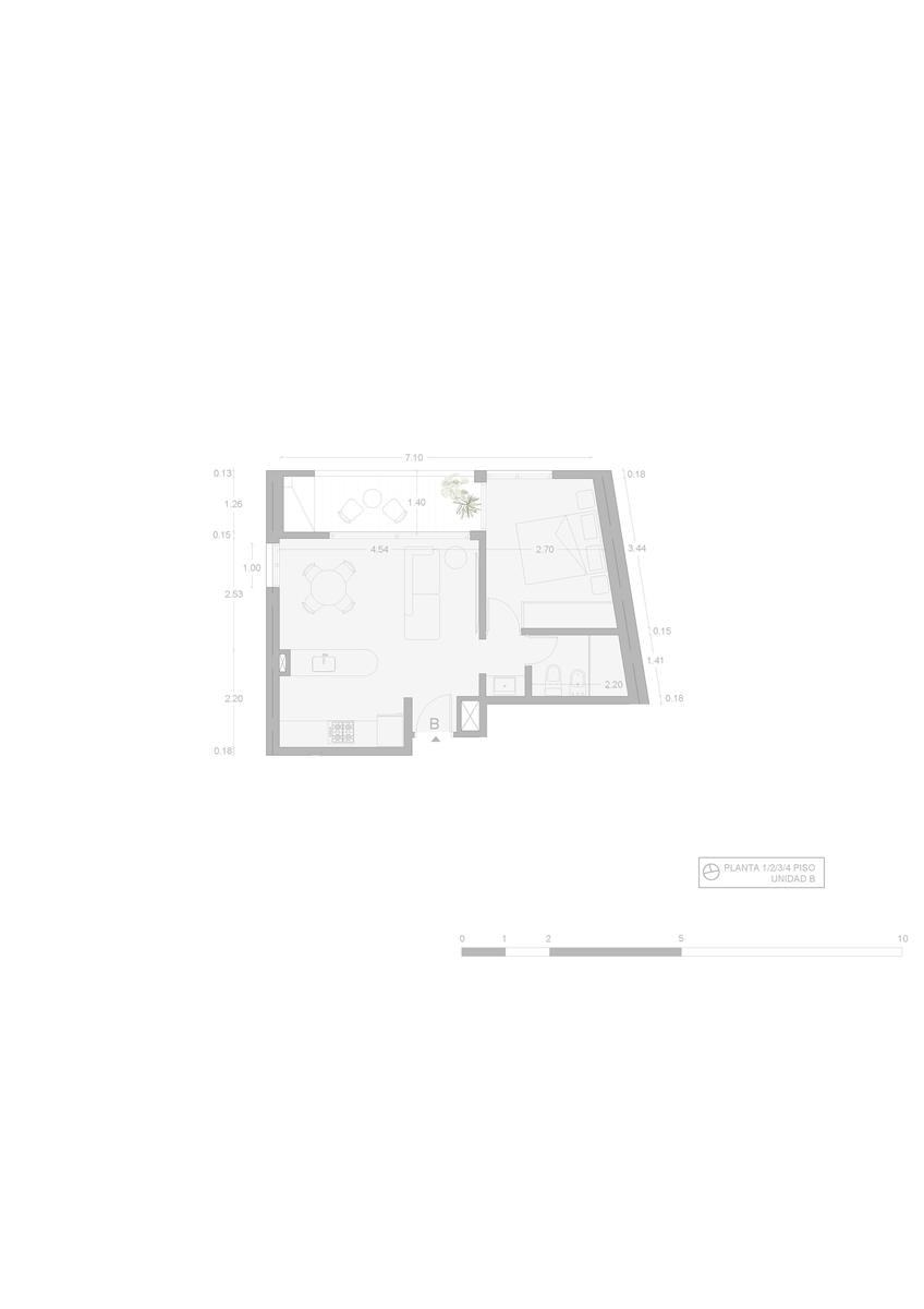 Plano 4 de 8 — Edificio en Ricchieri y Catamarca