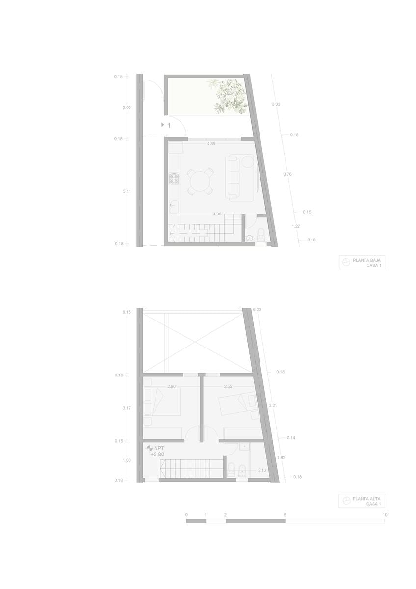 Plano 1 de 8 — Edificio en Ricchieri y Catamarca