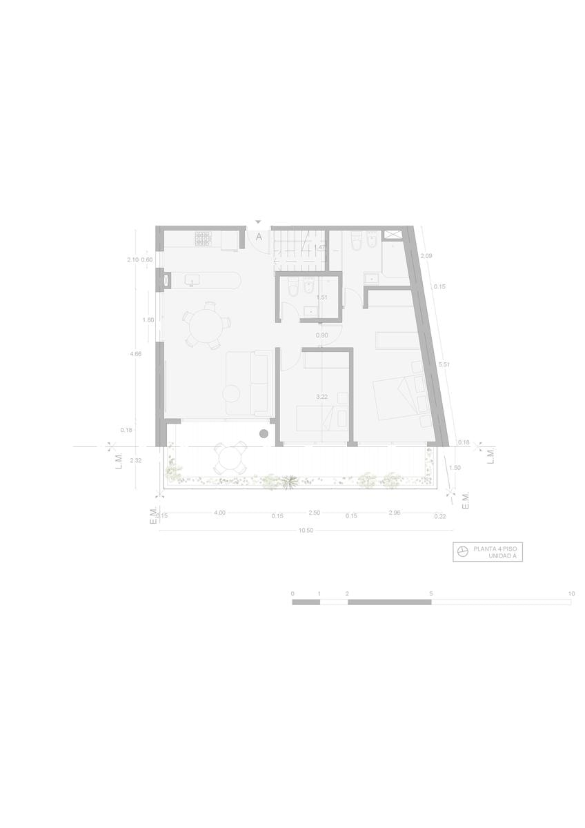 Plano 5 de 8 — Edificio en Ricchieri y Catamarca